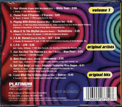 White Town, Bizarre Inc, Technotronic, Etc. - Dance Now Volume 1 Music CD