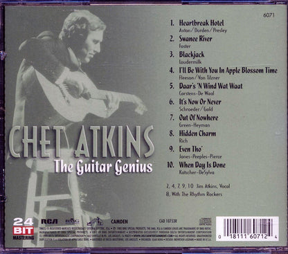 Chet Atkins - The Guitar Genius (remastered) (24-bit mastering) Music CD