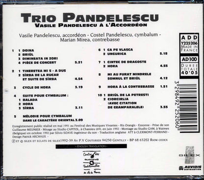Trio Pandelescu - Vasile Pandelescu A L'Accordeon Music CD