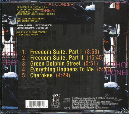 Jimmy McGriff, Lucky Thompson, George Freeman, O'Donel Levy - Friday The 13th: Cook County Jail Music CD