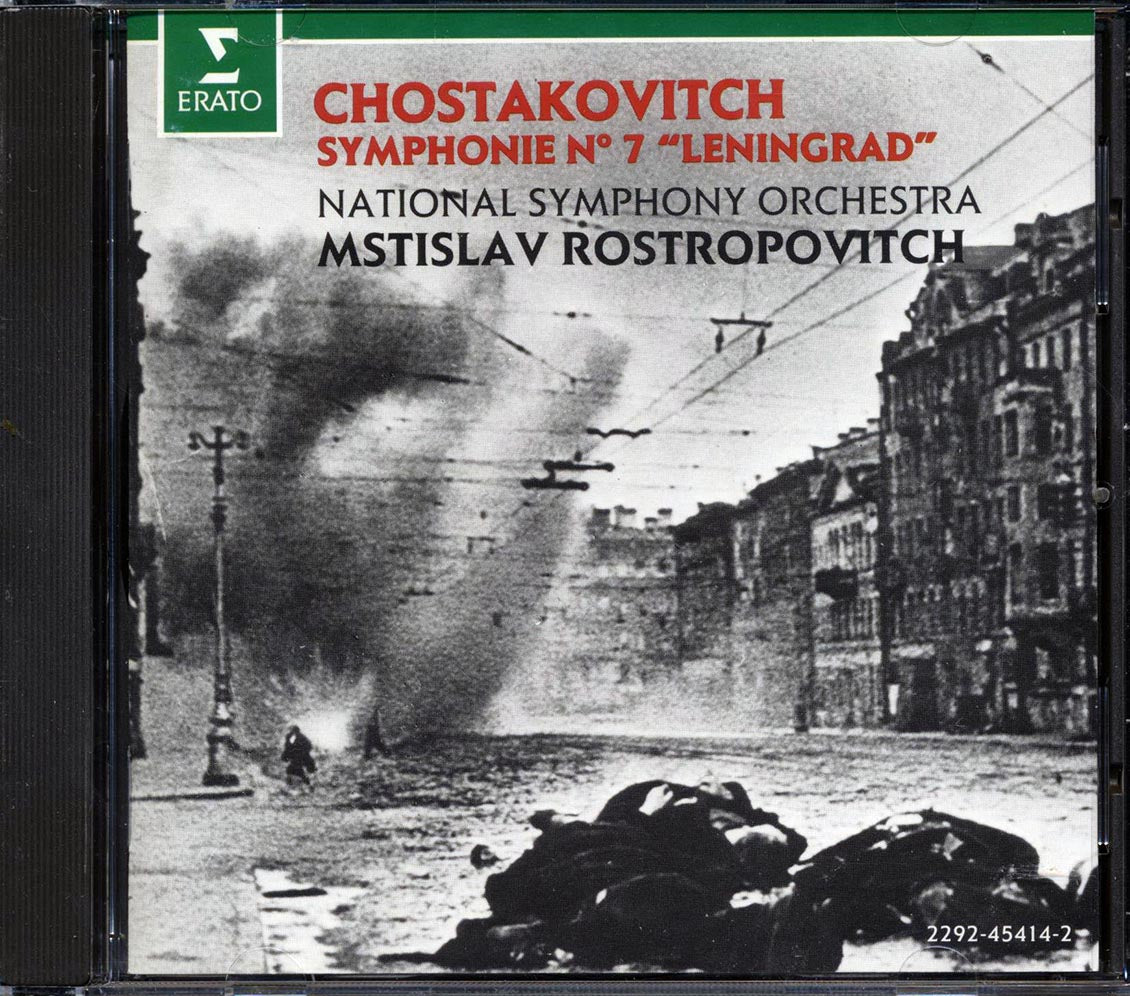 Chostakovitch, National Symphony Orchestra, Mstislav Rostropovitch - Symphonie No. 7: Lenningrad Music CD