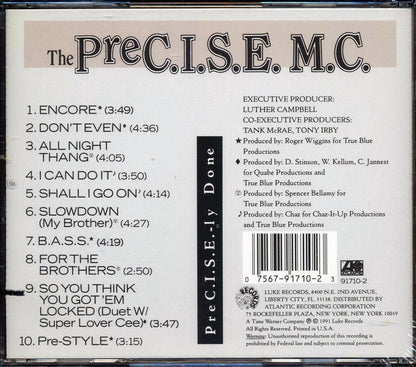 The PreC.I.S.E. MC - PreC.I.S.E.-Ly Done (marked/ltd stock) Music CD