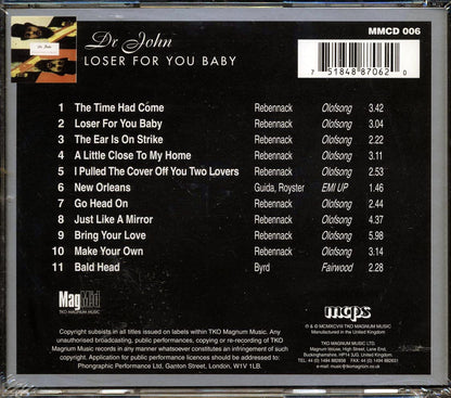 Dr. John - Loser For You Baby Music CD