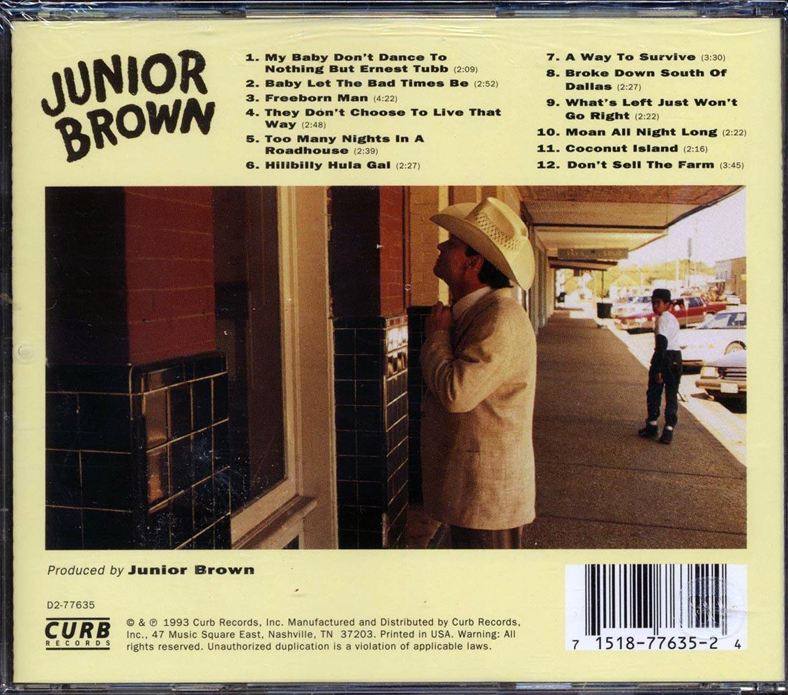 Junior Brown - 12 Shades Of Brown Music CD