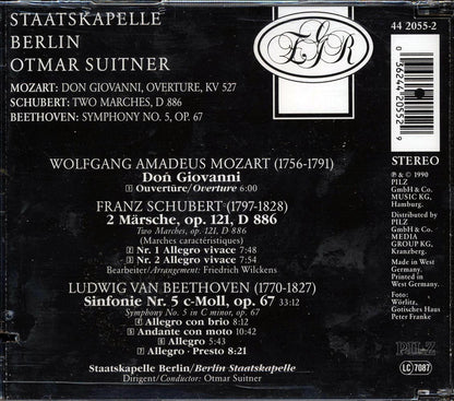 Mozart, Schubert, Beethoven, Suitner, Staatskapelle Berlin - Mozart-Schubert-Beethoven (marked/ltd stock) Music CD