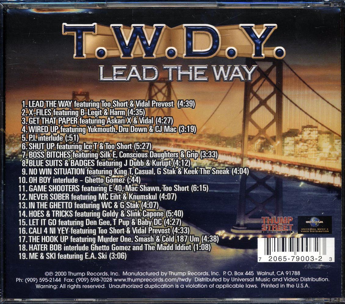 Ant Banks, TWDY - Lead The Way Music CD