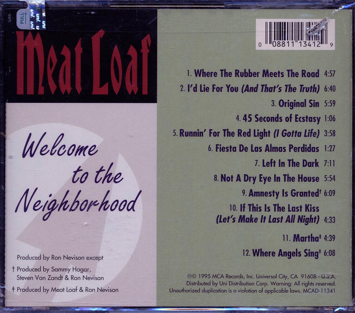 Meat Loaf - Welcome To The Neighborhood (marked/ltd stock) Music CD