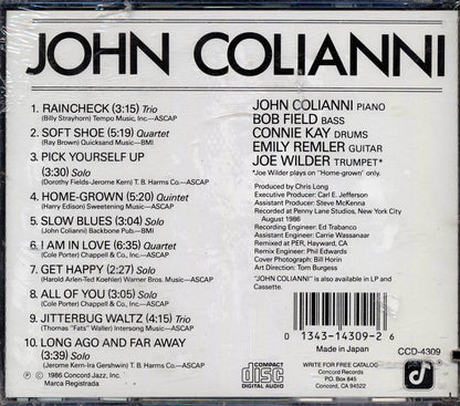John Colianni - John Colianni (marked/ltd stock) Music CD