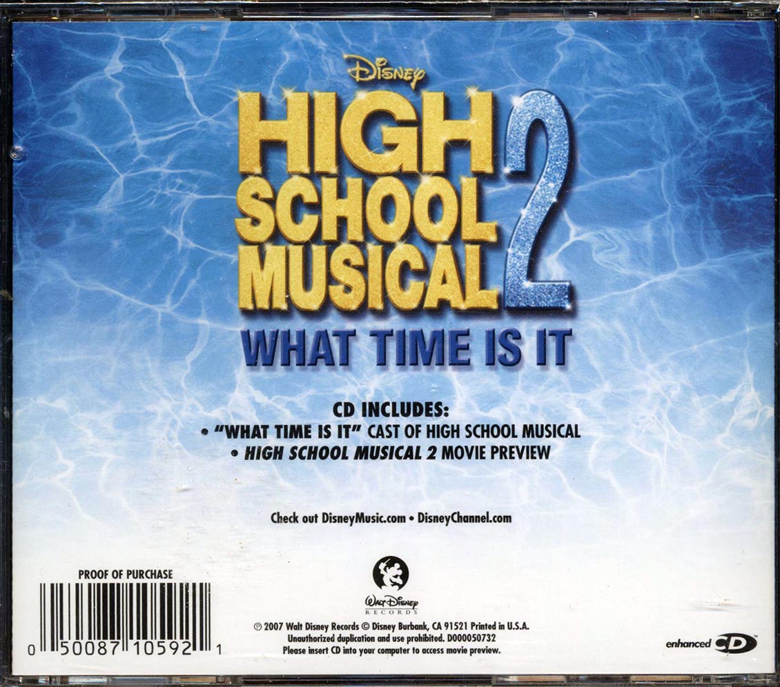 Cast Of High School Musical - What Time Is It Music CD