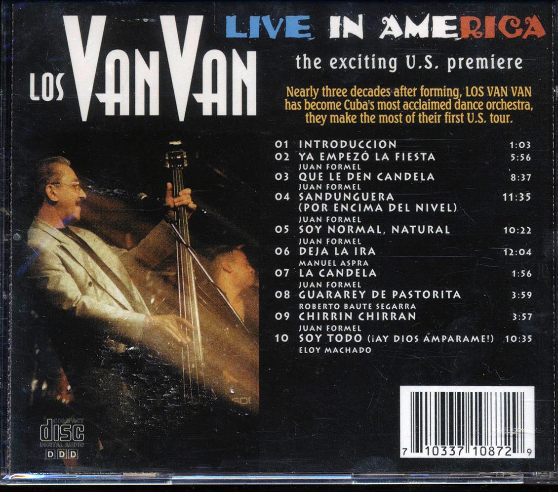 Los Van Van - Live In America Music CD