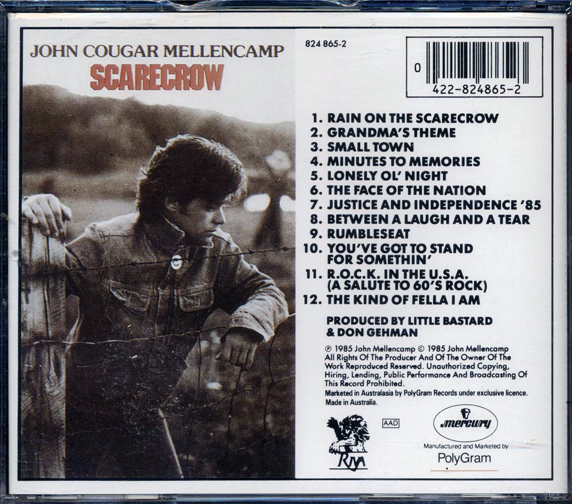 John Cougar Mellencamp - Scarecrow Music CD