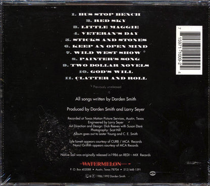 Darden Smith - Native Soil Music CD