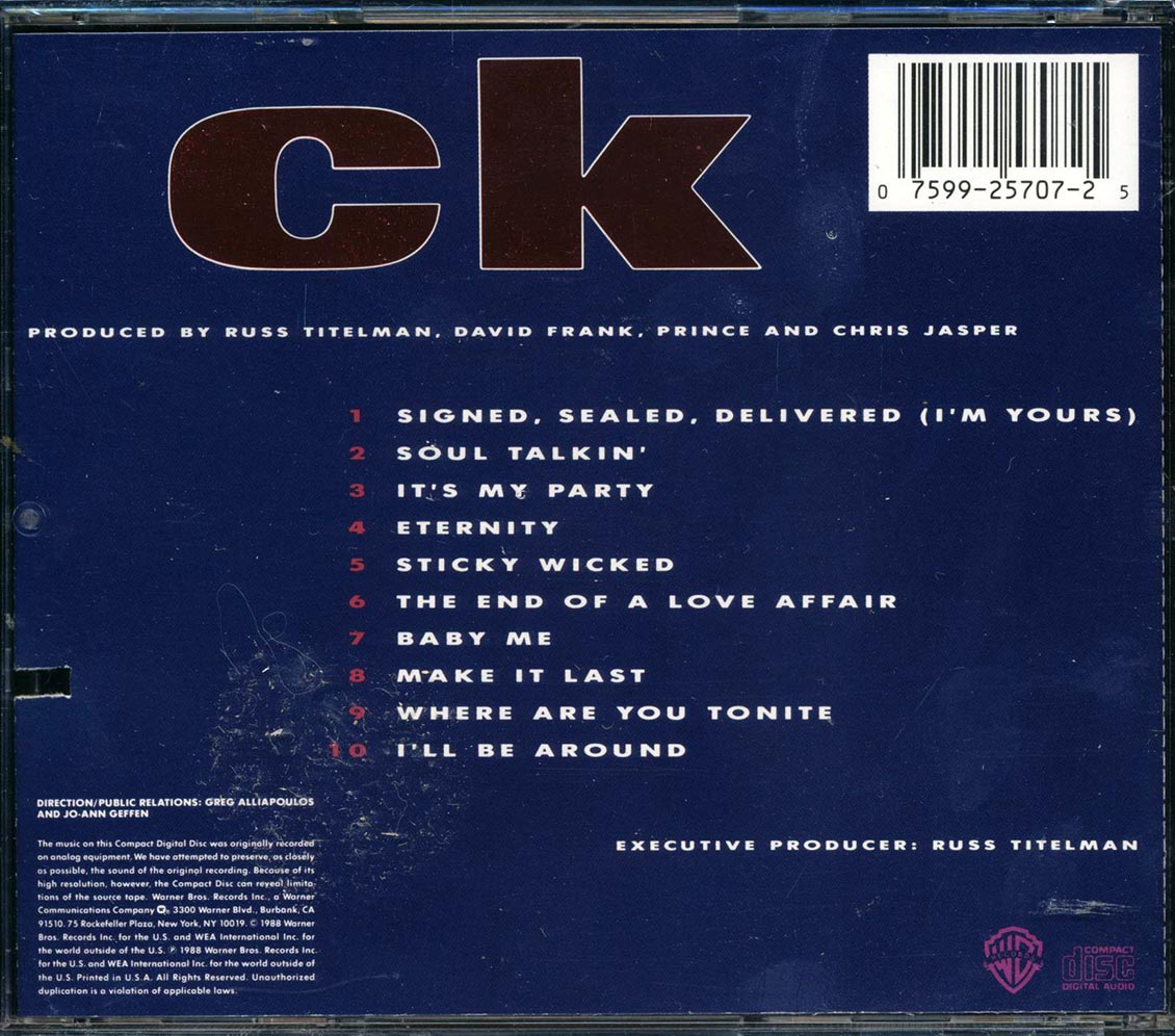 Chaka Khan - C.K. (marked/ltd stock) Music CD