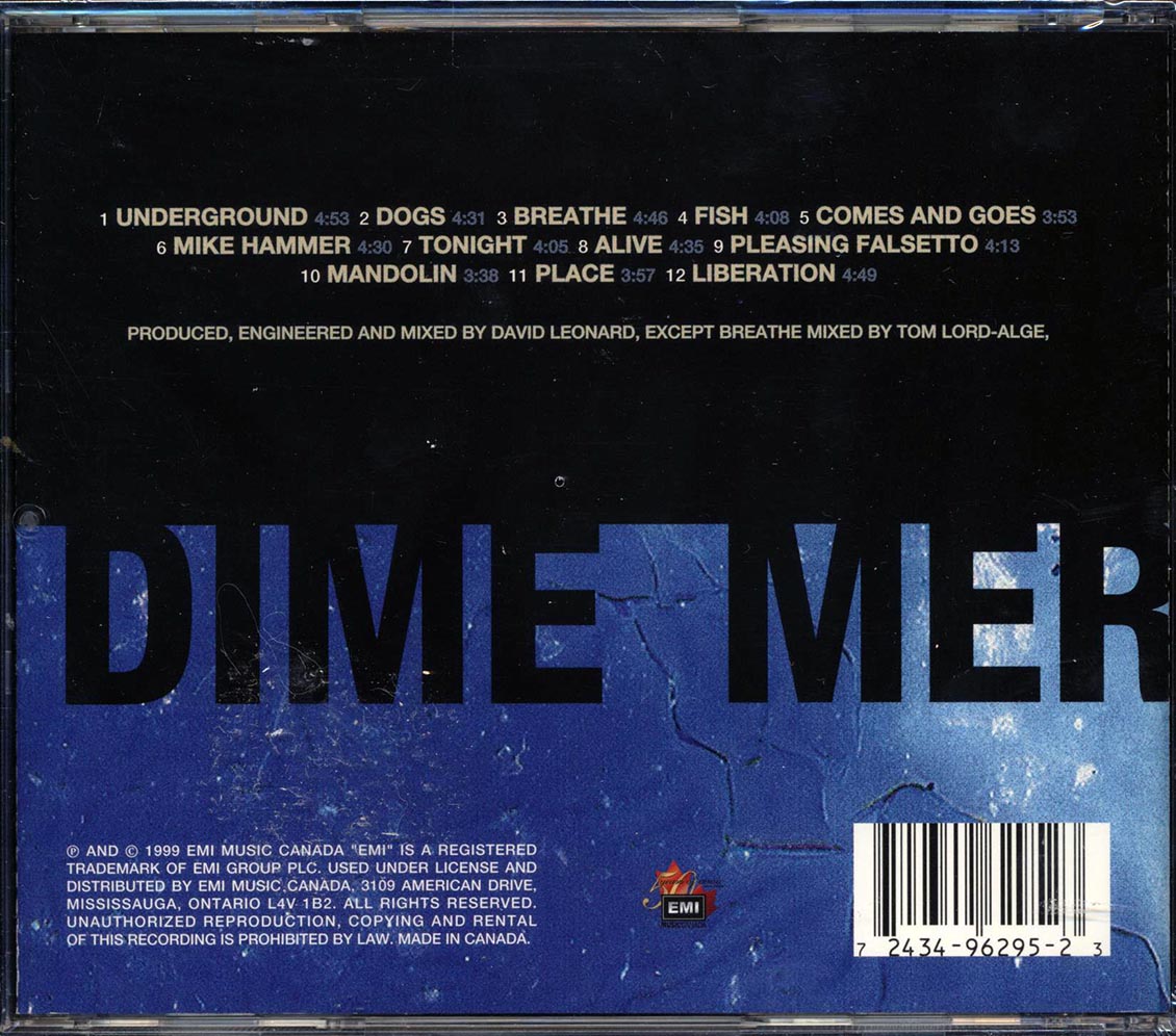 Moist - Mercedes Five And Dime Music CD