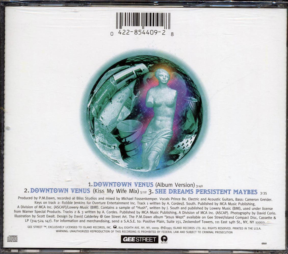 P.M. Dawn - Downtown Venus Music CD