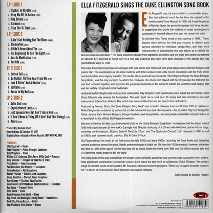 Ella Fitzgerald - Ella Fitzgerald Sings The Duke Ellington Songbook (2xLP) (180g) Vinyl Record