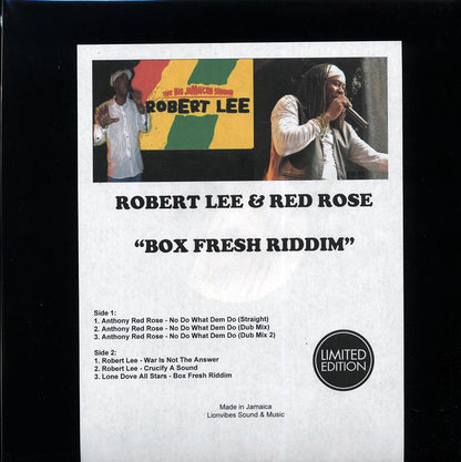 Anthony Red Rose - No Do What Dem Do (Straight); Anthony Red Rose - No Do What Dem Do (Dub Mix); Anthony Red Rose - No Do What Dem Do (Dub Mix 2)  /  Robert Lee - War Is Not The Answer; Robert Lee - Crucify A Sound; Robert Lee - Box Fresh Riddim 12" Vinyl Record