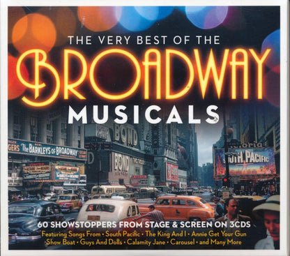 Fred Astaire Gene Kelly Dick Van Dyke Doris Day Etc The Very Best Of Broadway Musicals 60 tracks 3xCD deluxe 4 fold digipak Music CD