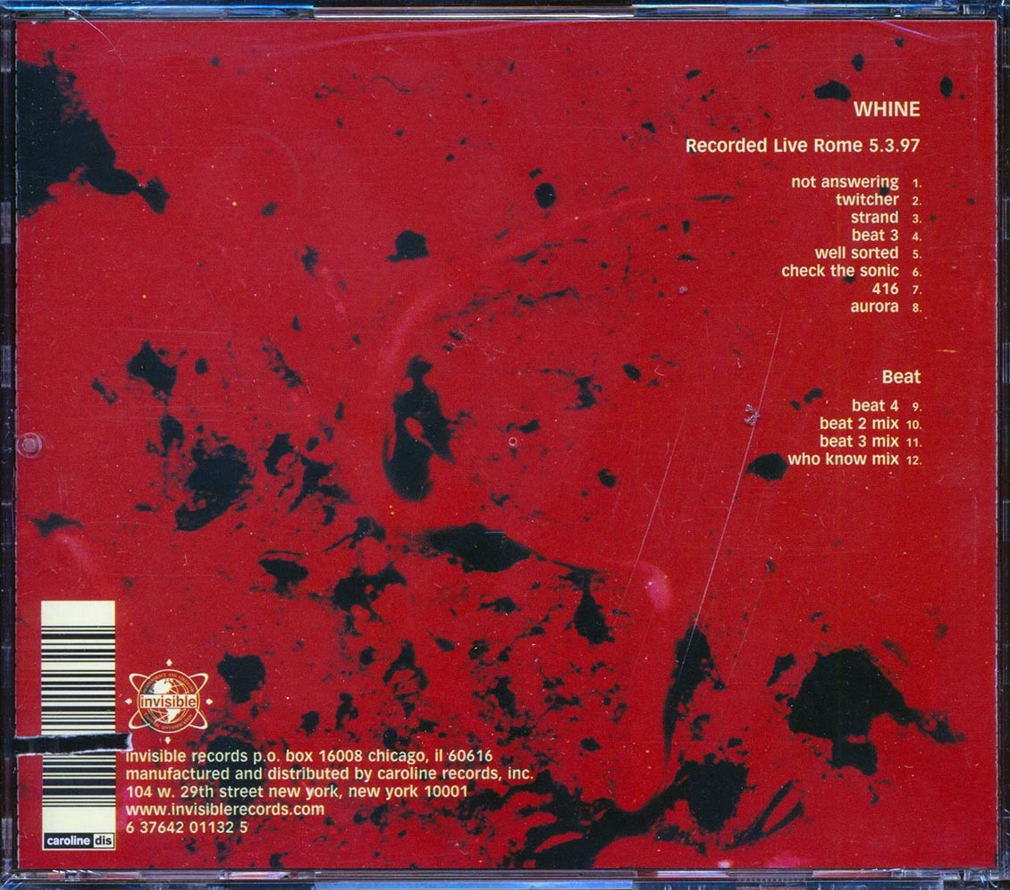 Scorn Whine marked/ltd stock Music CD