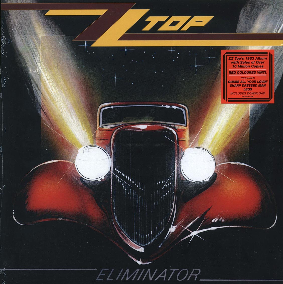 ZZ Top - Eliminator (red vinyl) (remastered) Vinyl Record