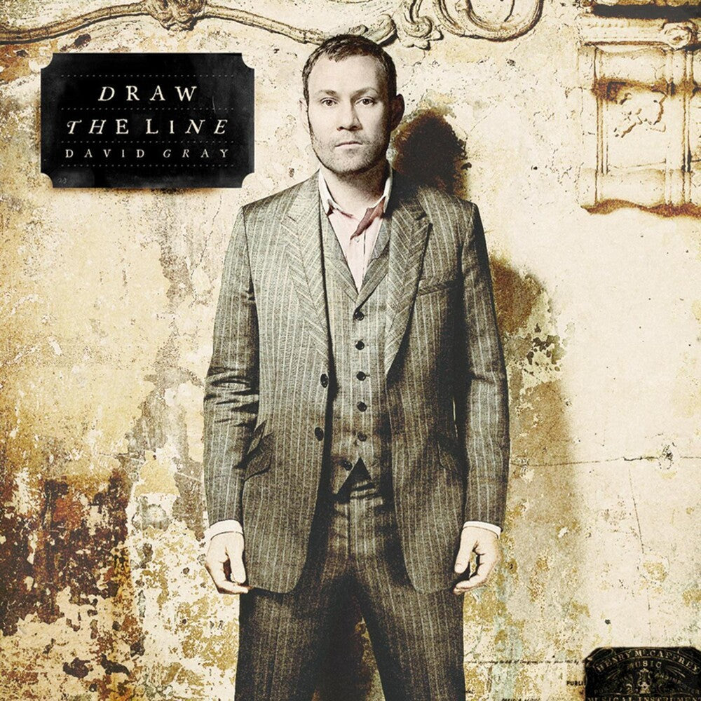 the album cover for David Gray - Draw the Line