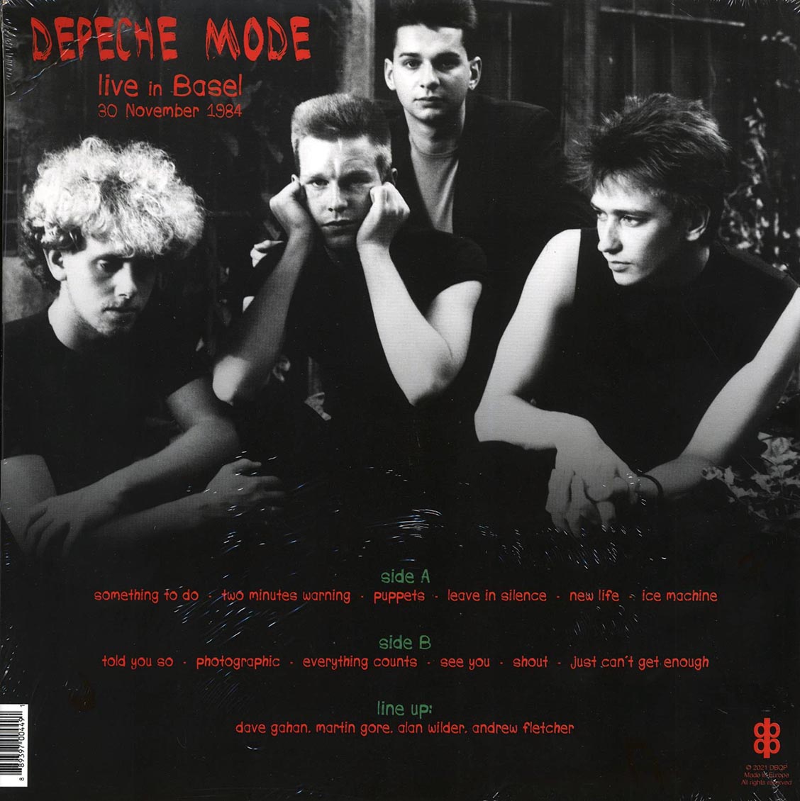 Depeche Mode - Live In Basel 30 November 1984 Vinyl Record