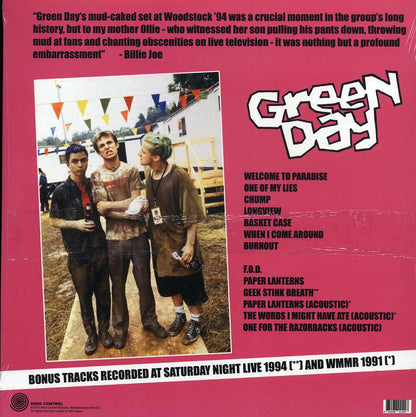 Green Day Woodstock 1994 US Broadcast ltd. 500 copies made Vinyl Record
