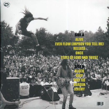 Pearl Jam Live At The Cabaret Metro In Chicago, Il, March 28, 1992 FM Broadcast Vinyl Record