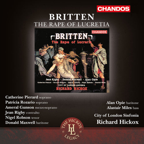 Britten / Pierard / Rozario / Gunson / Rigby - Rape Of Lucretia - Music CD