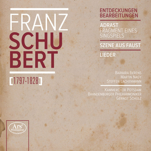 the album cover for Schubert / Berens / Nagy / Lachenmann / Kammerchor - Entdeckungen Bearbeitungen