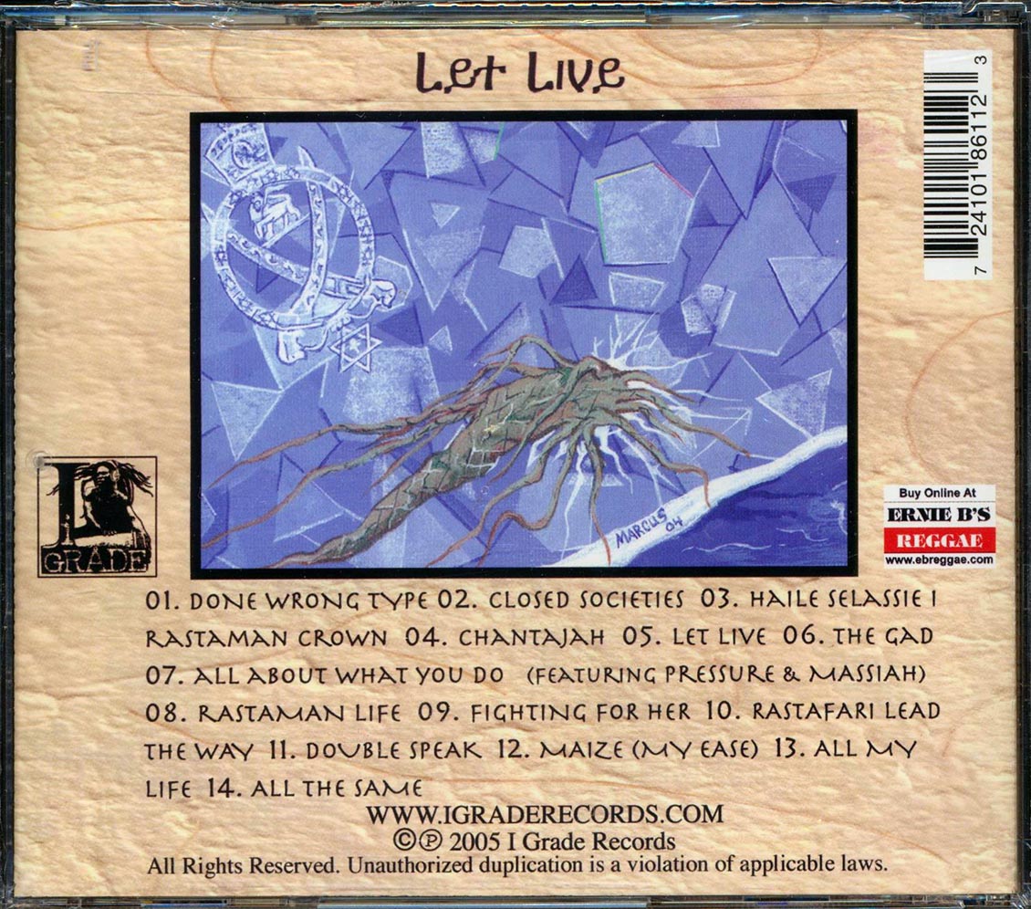 Midnite - Let Live Music CD