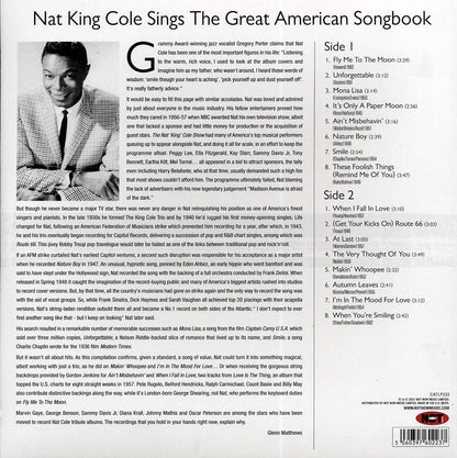 Nat King Cole - Sings The Great American Songbook (180g) Vinyl Record