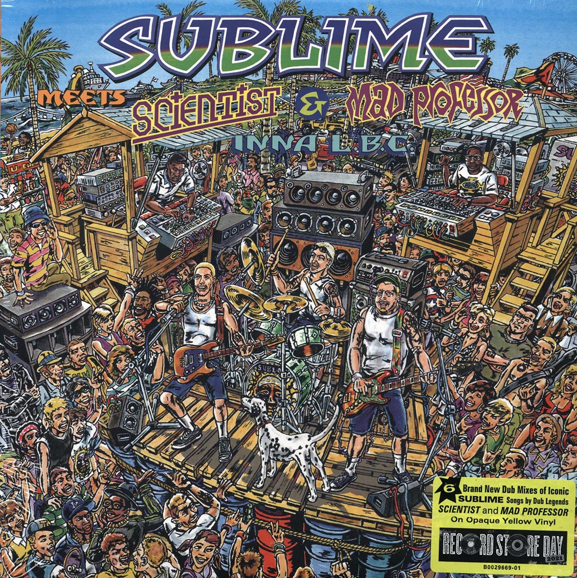 Sublime, Scientist, Mad Professor - Sublime Meets Scientist & Mad Professor (RSD 2021) (yellow vinyl) Vinyl Record