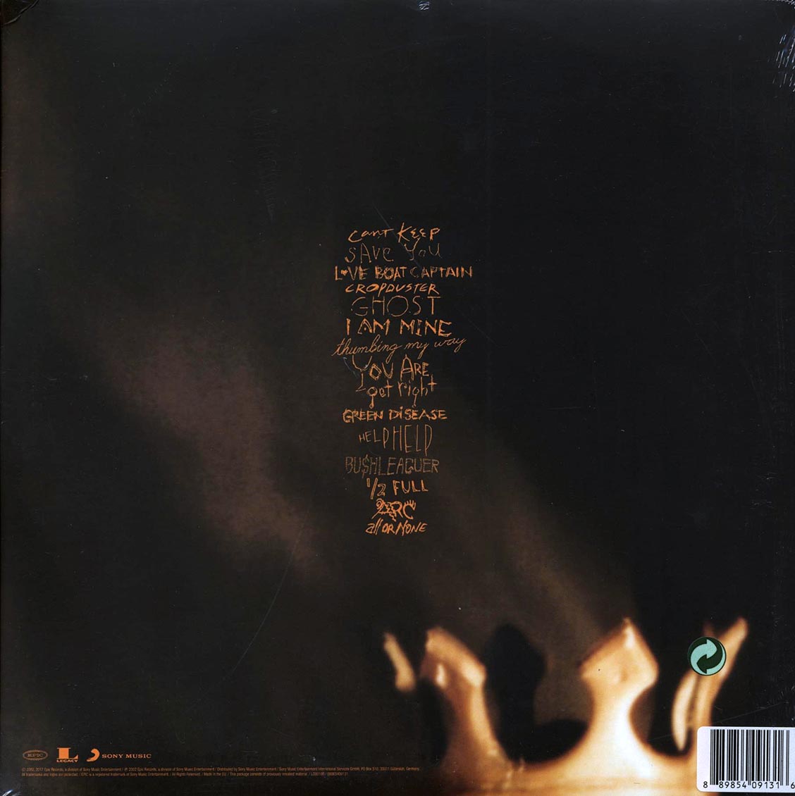 Pearl Jam Riot Act 2xLP Vinyl Record