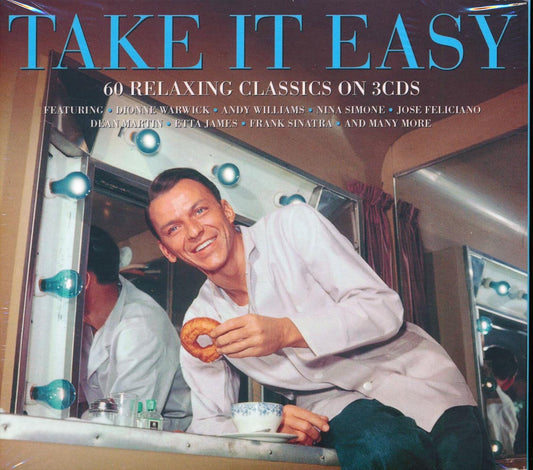 Frank Sinatra Etta James Dean Martin Etc Take It Easy 60 Relaxing Classics 60 tracks 3xCD deluxe 4 fold digipak Music CD