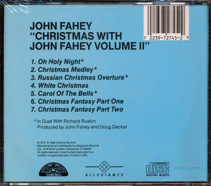John Fahey - Christmas With John Fahey Volume 3 Music CD