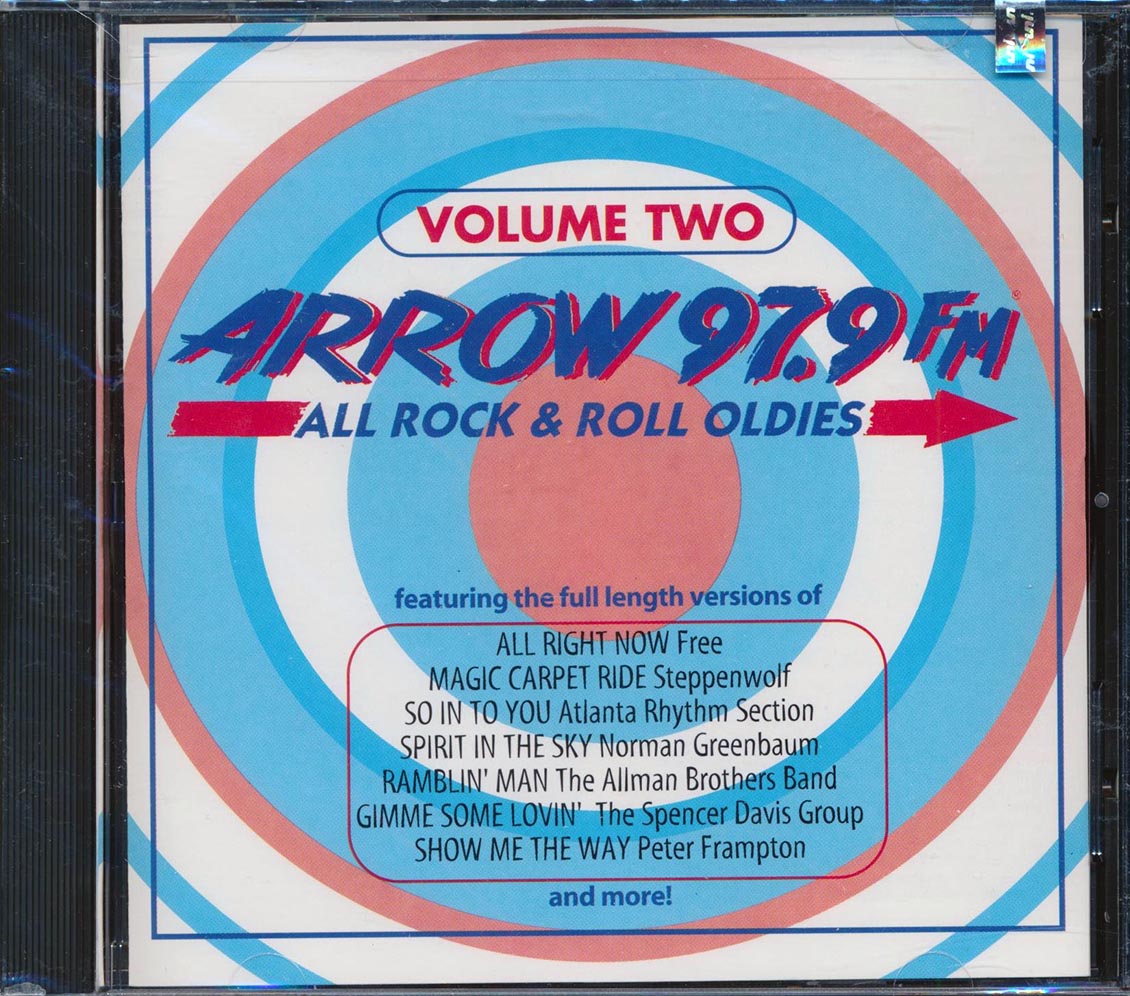 The Allman Brothers Band, Bob Welch, Peter Frampton, Steppenwolf, Nazareth, Etc. - Arrow 97.9 FM: All Rock & Roll Oldies Music CD