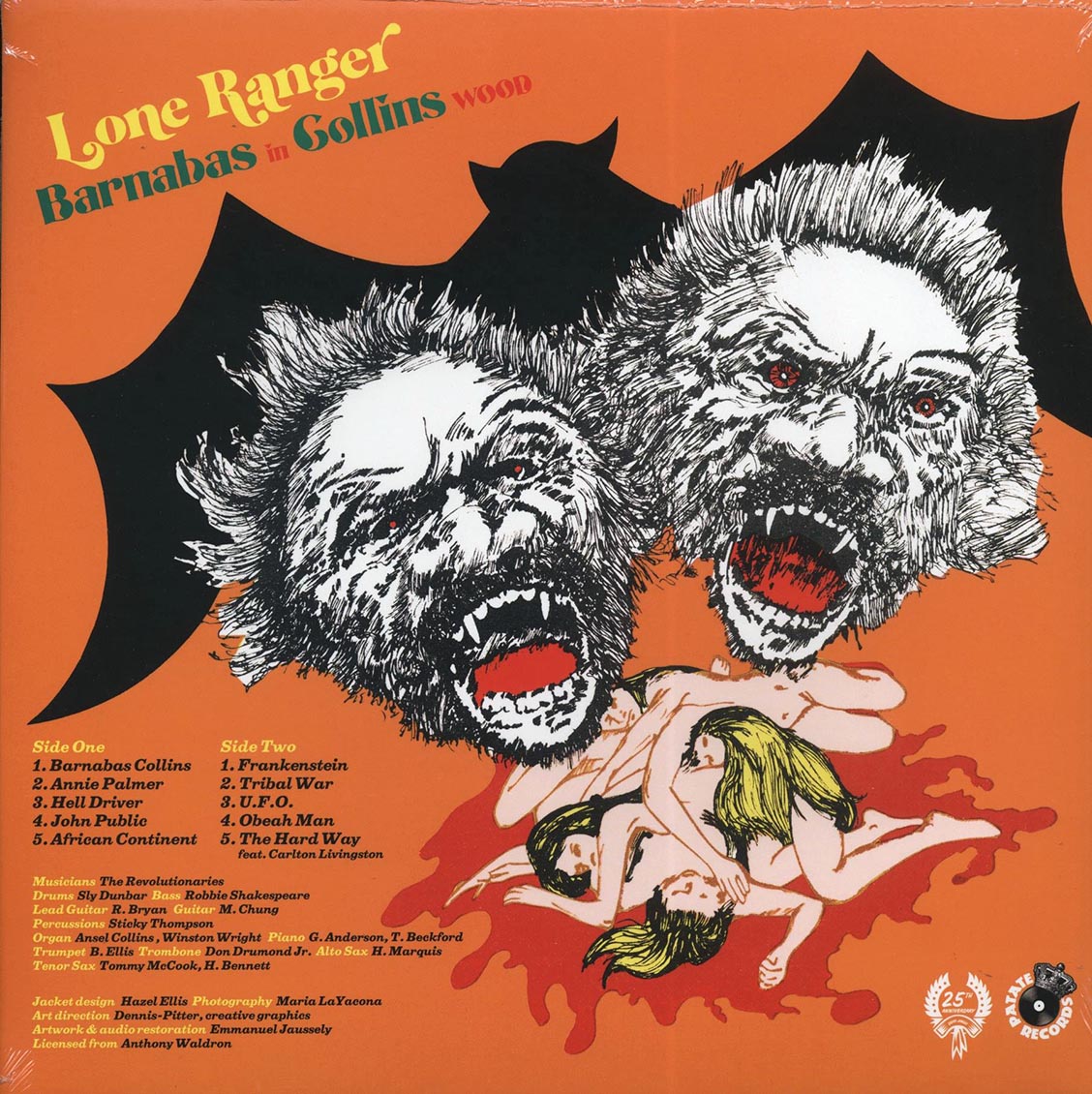 Lone Ranger - Barnabas In Collins Wood Vinyl Record