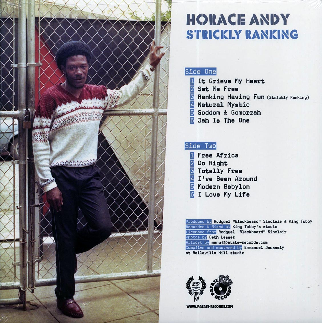 Horace Andy - Strickly Ranking: The Blackbeard Years 1977-80 Vinyl Record