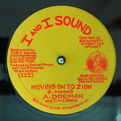 A Doeman - Moving On To Zion  /  A Doeman - Wake Up In The Morning (orig. press) 10" Vinyl Record