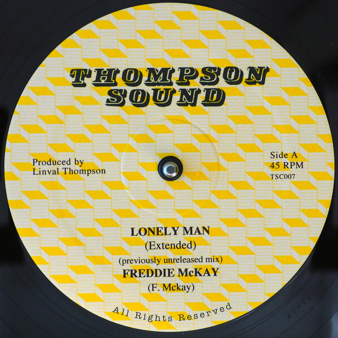 Freddie McKay - Lonely Man (Extended Mix)  /  Linval Thompson - Jumping For Joy (Extended Mix) 12" Vinyl Record