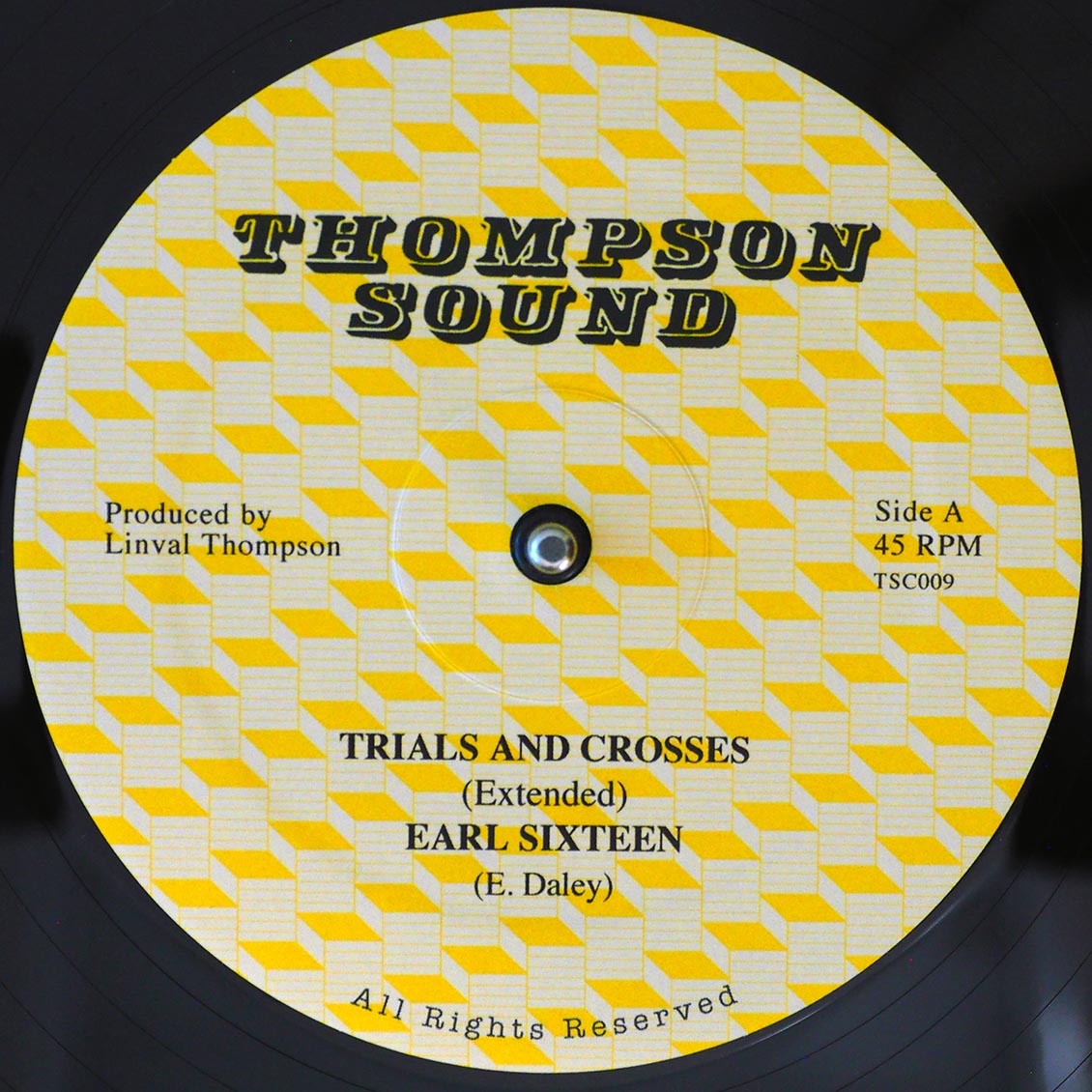 Earl Sixteen, The Roots Radics - Trials And Crosses (Extended Mix)  /  Sammy Dread, The Roots Radics - Follow Fashion (Extended Mix) 12" Vinyl Record