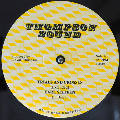 Earl Sixteen, The Roots Radics - Trials And Crosses (Extended Mix)  /  Sammy Dread, The Roots Radics - Follow Fashion (Extended Mix) 12" Vinyl Record
