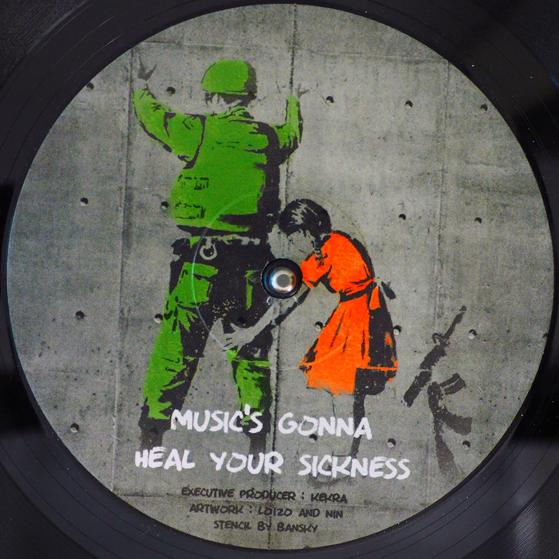 Suleiman Khan - Le Mantra Du Pouvoir; Suleiman Khan - Rocka Syndicat  /  Suleiman Khan - Free Palestine; Suleiman Khan - Ghost Town (ltd. 500 copies made) 12" Vinyl Record