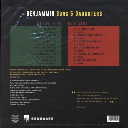 Benjammin - Sons & Daughters Showcase: Vocals & Dubs Vinyl Record