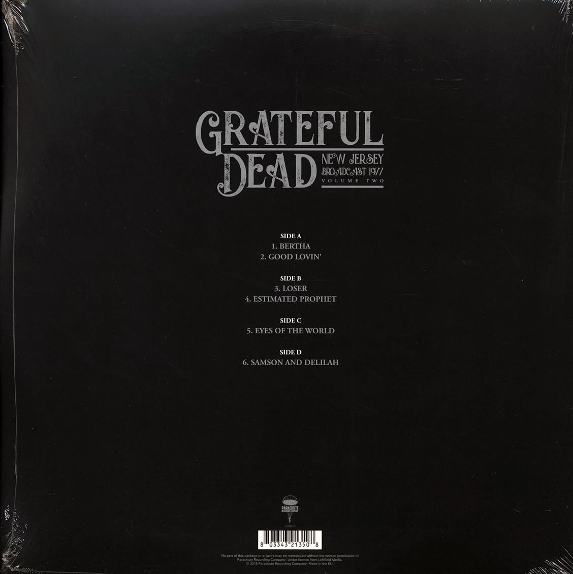 Grateful Dead - New Jersey Broadcast 1977 Volume 2 (ltd. ed.) (2xLP) Vinyl Record
