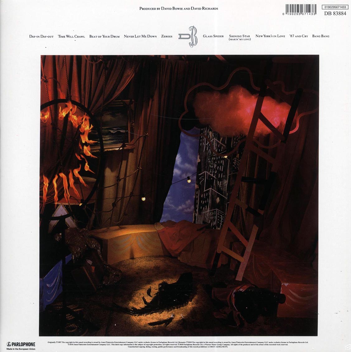 David Bowie - Never Let Me Down (180g) (remastered) Vinyl Record