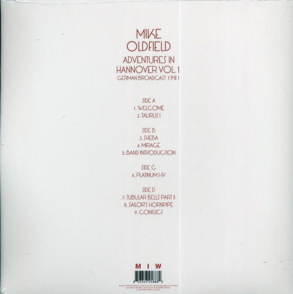 Mike Oldfield - Adventures In Hannover Volume 1: German Broadcast 1981 (2xLP) Vinyl Record