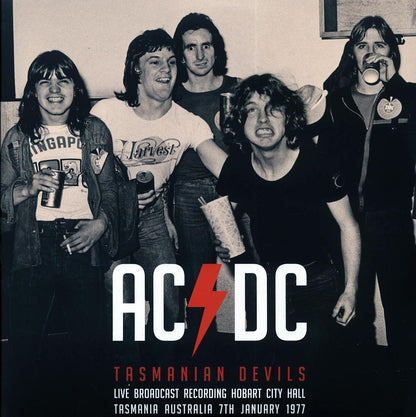 ACDC Tasmanian Devils: Live Broadcast Recording, Hobart City Hall, Tasmania, Australia, 7th January 1977 2xLP purple Vinyl Record