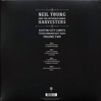Neil Young & The International Harvesters - Austin City Limits Volume 2: Texas Broadcast 1984 (2xLP) Vinyl Record